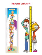 Dreamland Publications Educational Chart for Kids - Height Chart - 4 | Grocsy