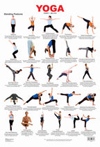 Dreamland Publications Educational Chart for Kids - Yoga Chart - 1 | Grocsy