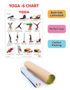 Dreamland Publications Educational Chart for Kids - Yoga Chart - 6 | Grocsy