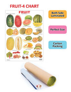 Dreamland Publications Educational Chart for Kids - Fruit Chart - 4 | Grocsy