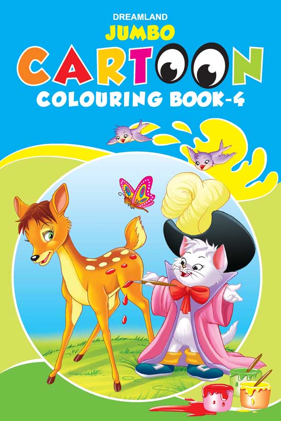 Dreamland Jumbo Cartoon Colouring Book - 4 | Grocsy