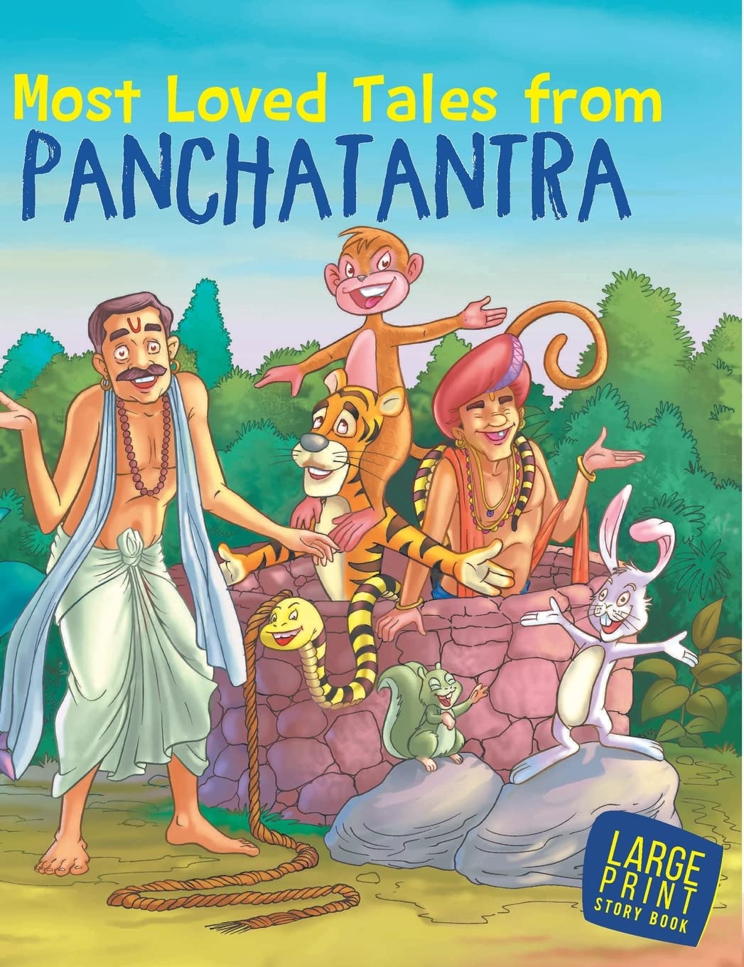Most Loved Tales from Panchatantra : Large Print - Om Books | Grocsy