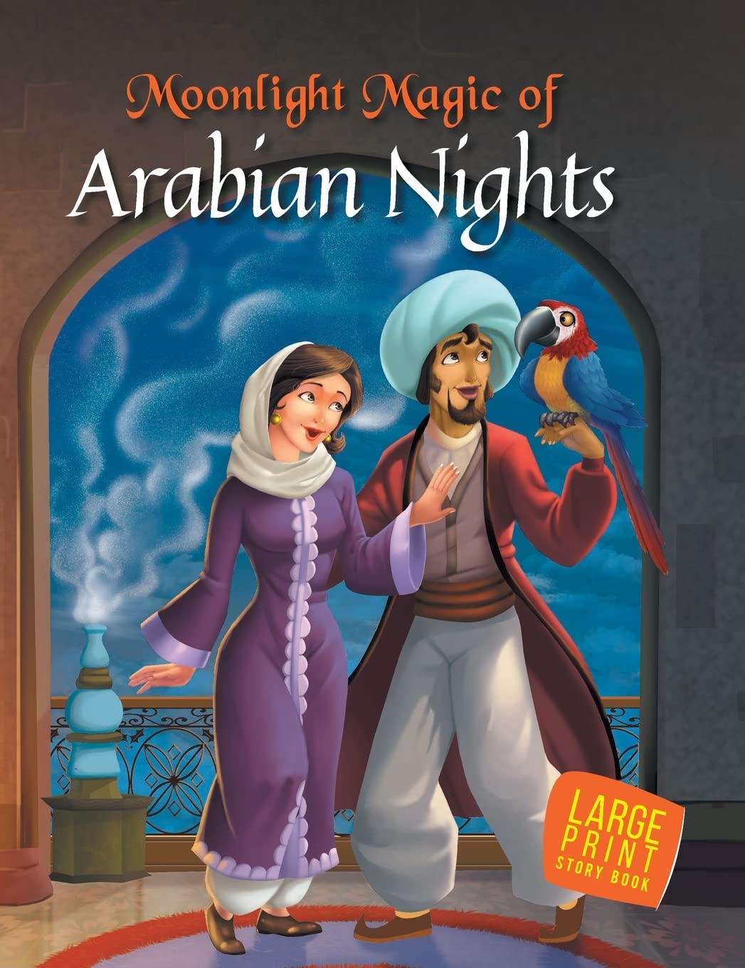 Moonlight Magic of Arabian Nights : Large Print - Om Books | Grocsy