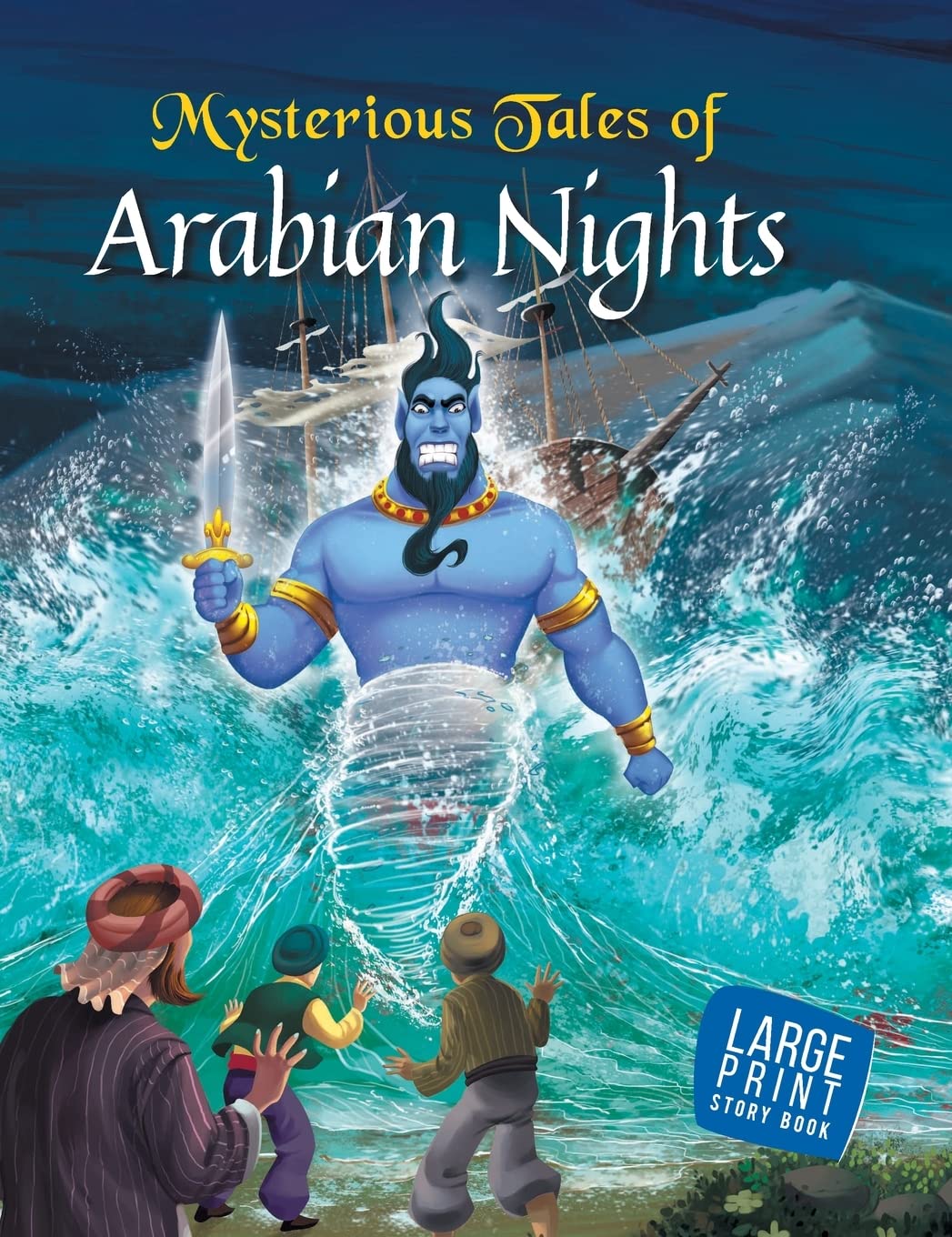 Mysterious Tales of Arabian Nights : Large Print - Om Books | Grocsy