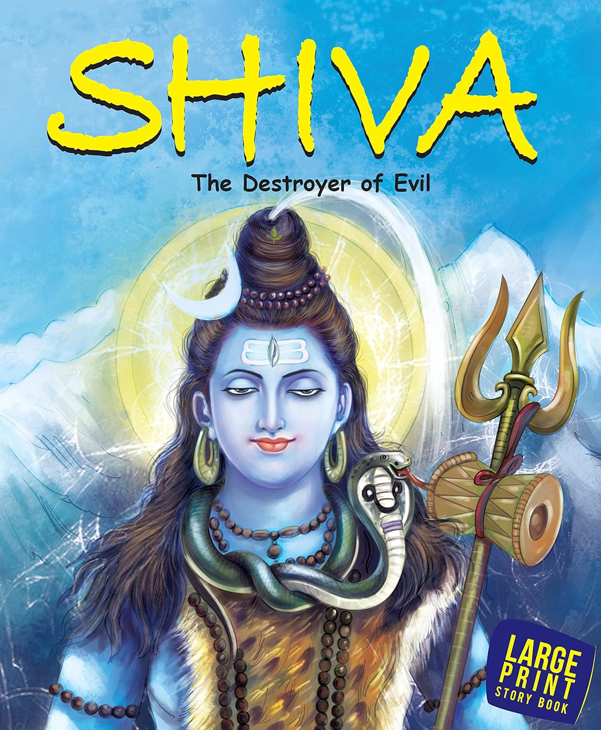 Shiva The Destroyer of Evil : Large Print - Om Books | Grocsy