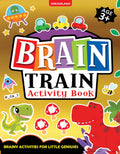 Dreamland Publications Brain Train Activity Book for Kids Age 3+ - With Colouring Pages, Mazes, Puzzles and Word searches Activities | Grocsy