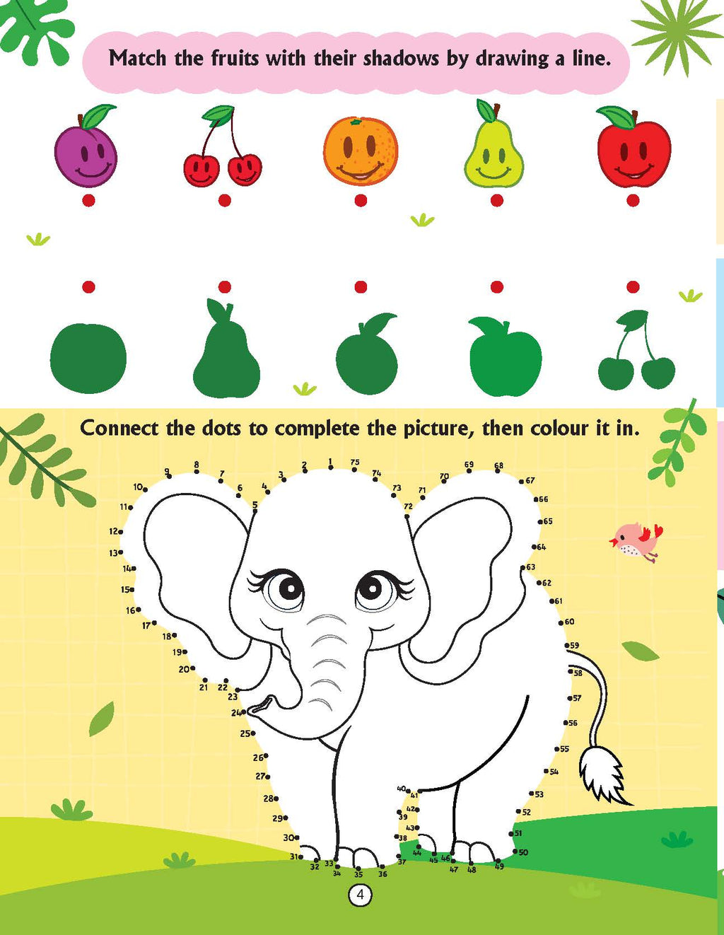 Dreamland Publications Brain Train Activity Book for Kids Age 3+ - With Colouring Pages, Mazes, Puzzles and Word searches Activities | Grocsy