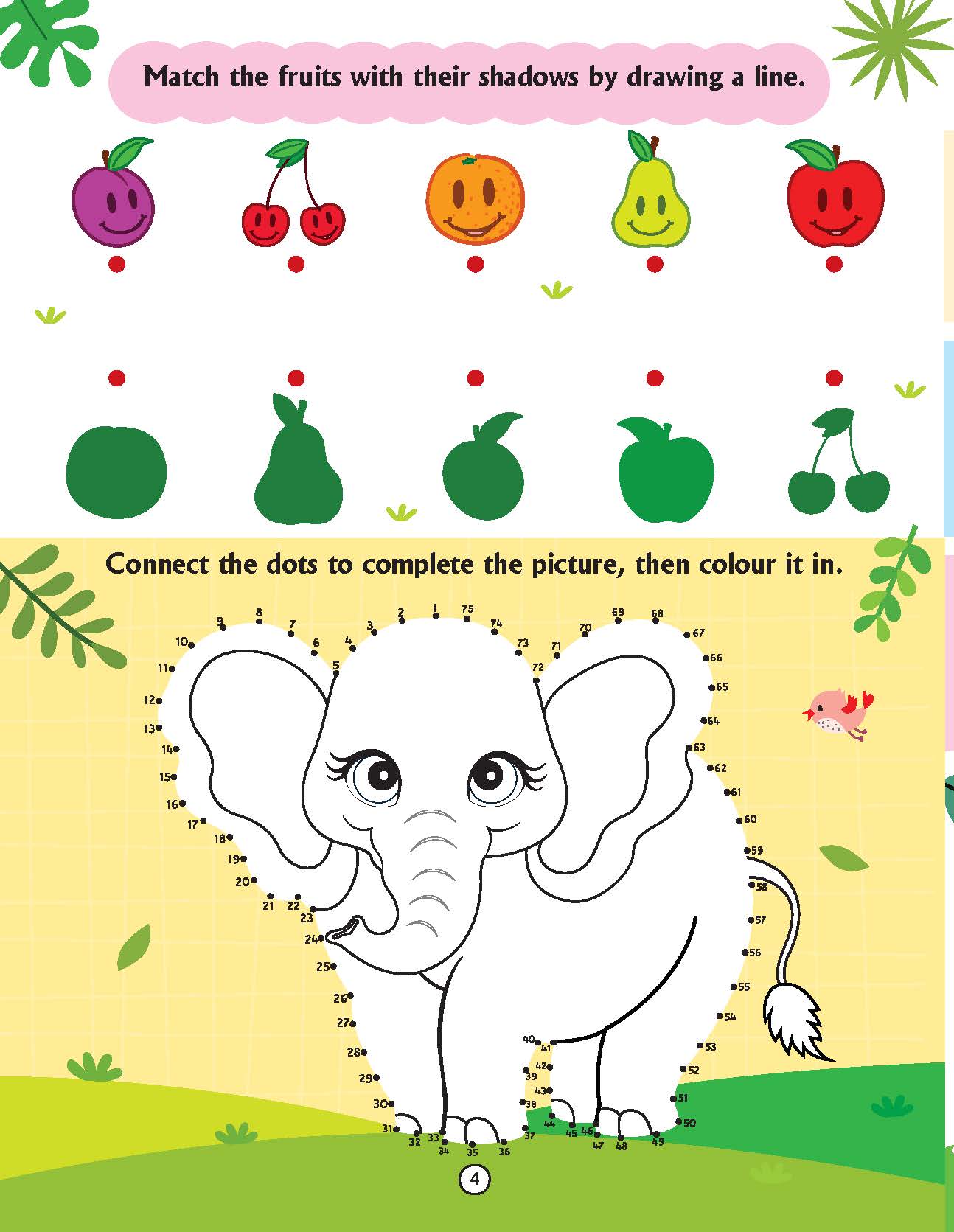 Dreamland Publications Brain Train Activity Book for Kids Age 3+ - With Colouring Pages, Mazes, Puzzles and Word searches Activities | Grocsy