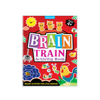 Dreamland Publications Brain Train Activity Book for Kids Age 4+ - With Colouring Pages, Mazes, Puzzles and Word searches Activities | Grocsy