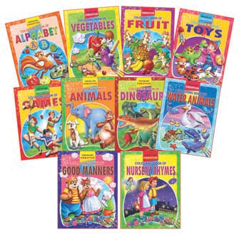 Dreamland Creative Colouring book - 10 titles (Pack) | Grocsy