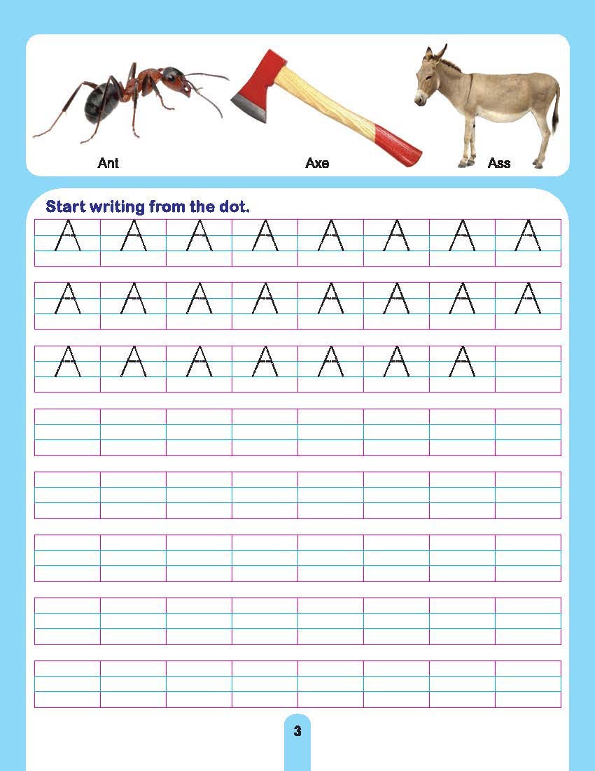 Dreamland Publications Pattern Writing Book (Pack - 1) | Grocsy
