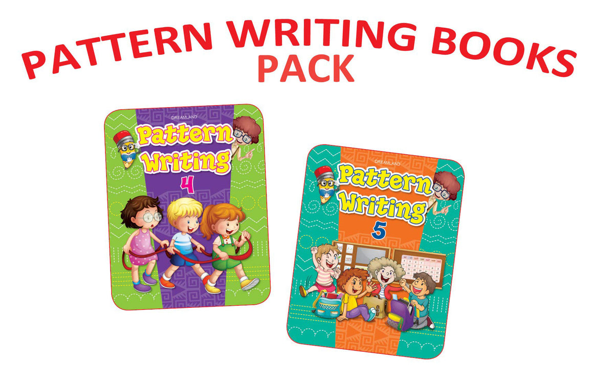 Dreamland Pattern Writing Book (Pack - 3) | Grocsy