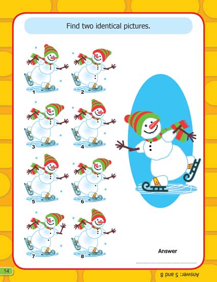 Dreamland Publications Brain Boosting - Find The Difference (Age 4+) : Children Interactive & Activity Book | Grocsy
