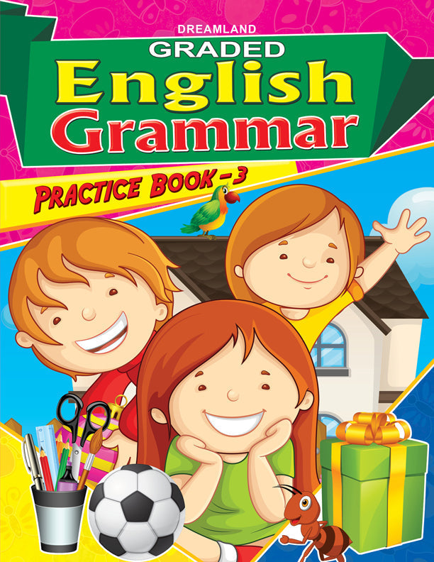 Dreamland Graded English Grammar Practice Book - 3 | Grocsy