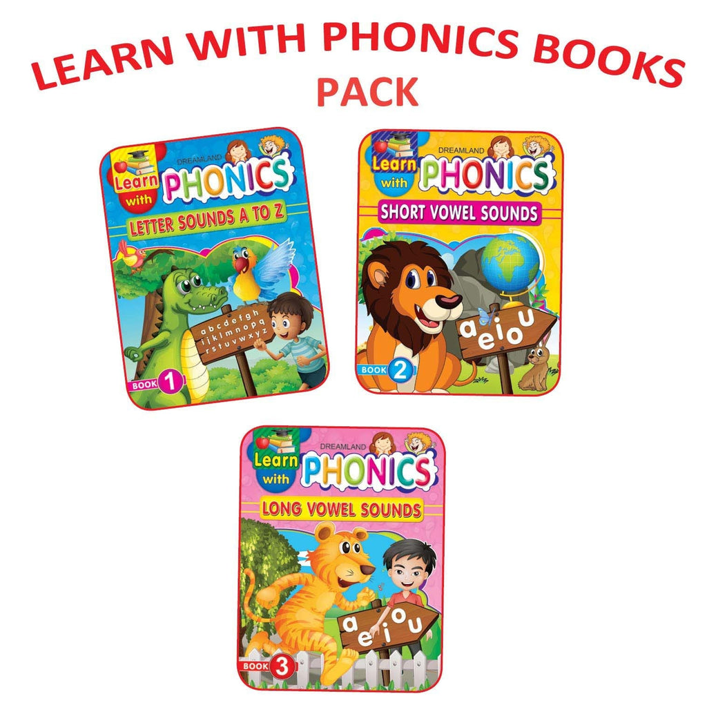 Dreamland Learn with Phonics pack -1 (3 Titles) | Grocsy