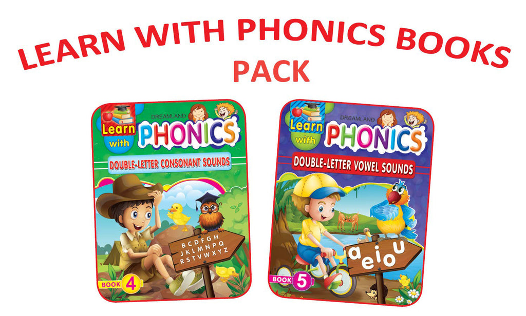 Dreamland Learn with Phonics pack -2 (2 Titles) | Grocsy