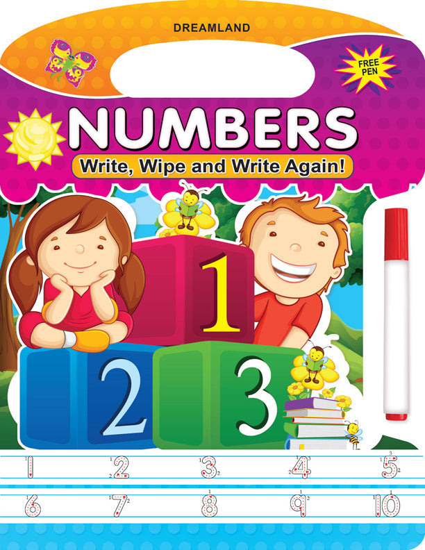 Dreamland Write and Wipe Book - Numbers | Grocsy