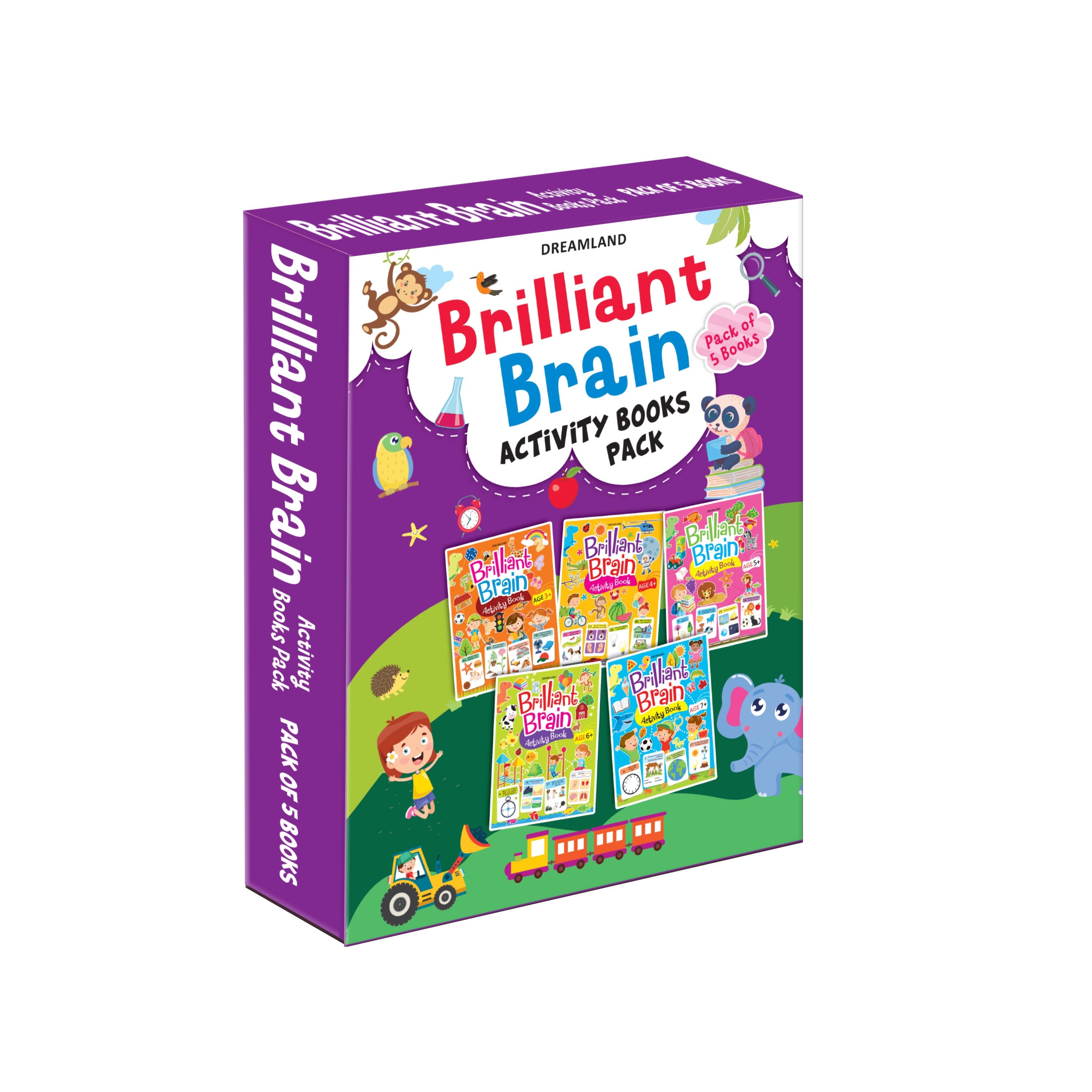 Dreamland Brilliant Brain Activity Books - 5 Titles) | Grocsy