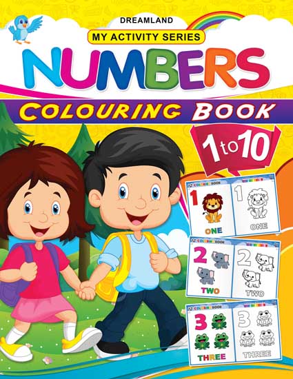 Dreamland My Activity- Numbers Colouring Book | Grocsy