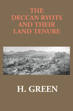 The Deccan Ryots and Their Land Tenure - Gyan Books | Grocsy