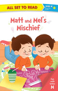 All set to Read fun with Letter M Matt and Mels Mischief - Om Books | Grocsy