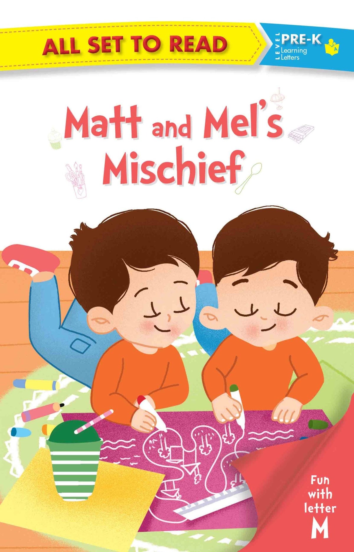 All set to Read fun with Letter M Matt and Mels Mischief - Om Books | Grocsy