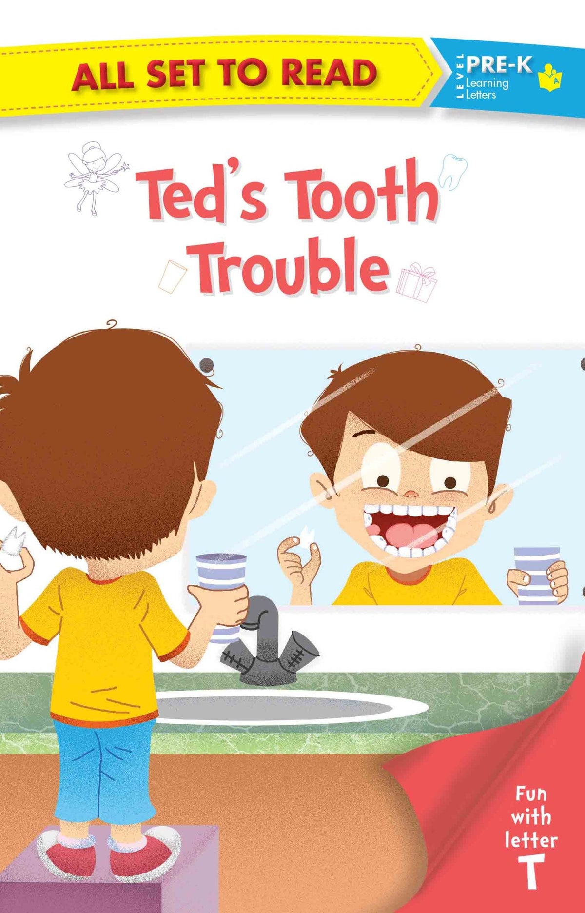 All set to Read fun with Letter T Teds Tooth Trouble - Om Books | Grocsy