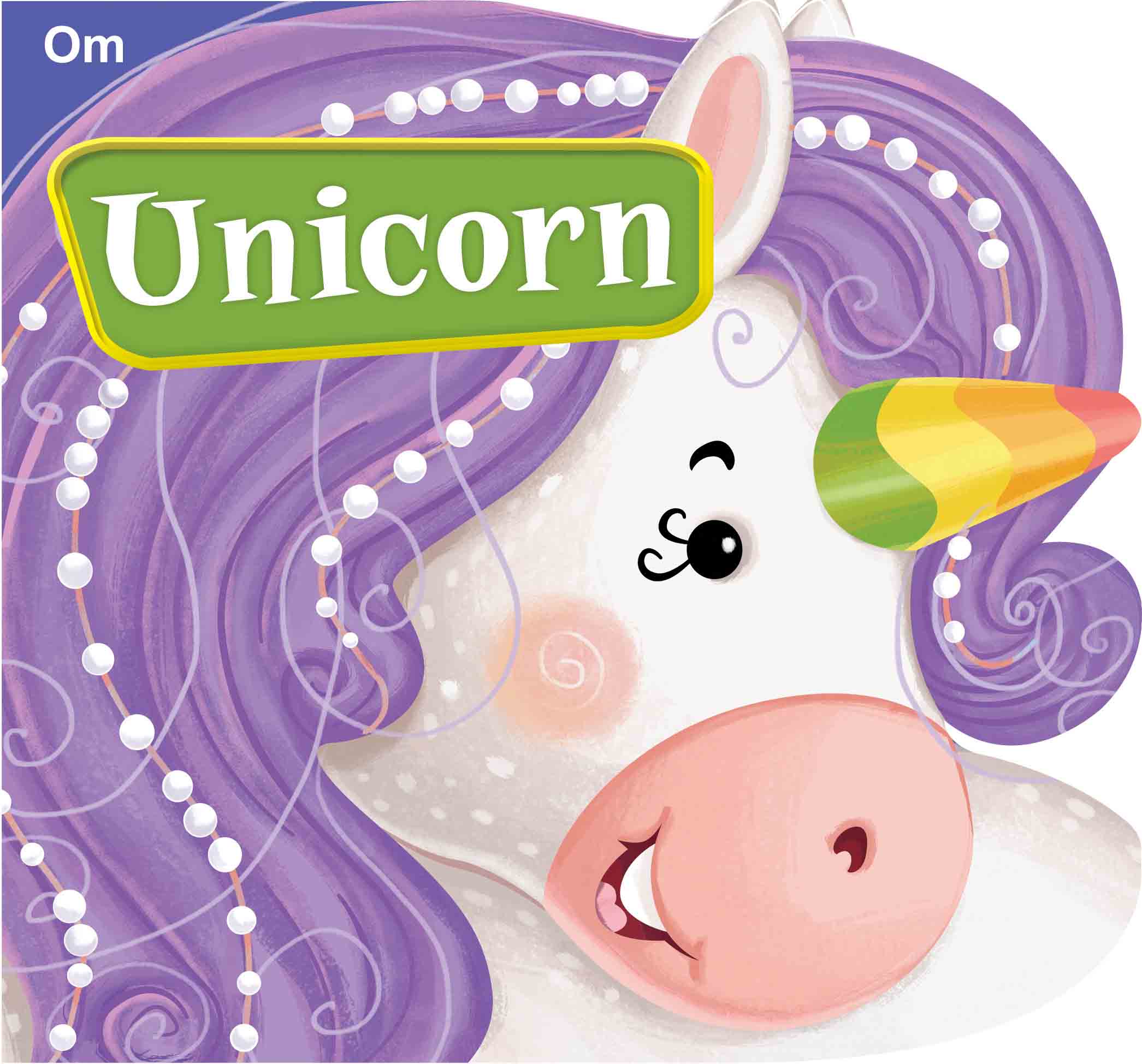 Unicorn : Cutout Board Book - Om Books | Grocsy