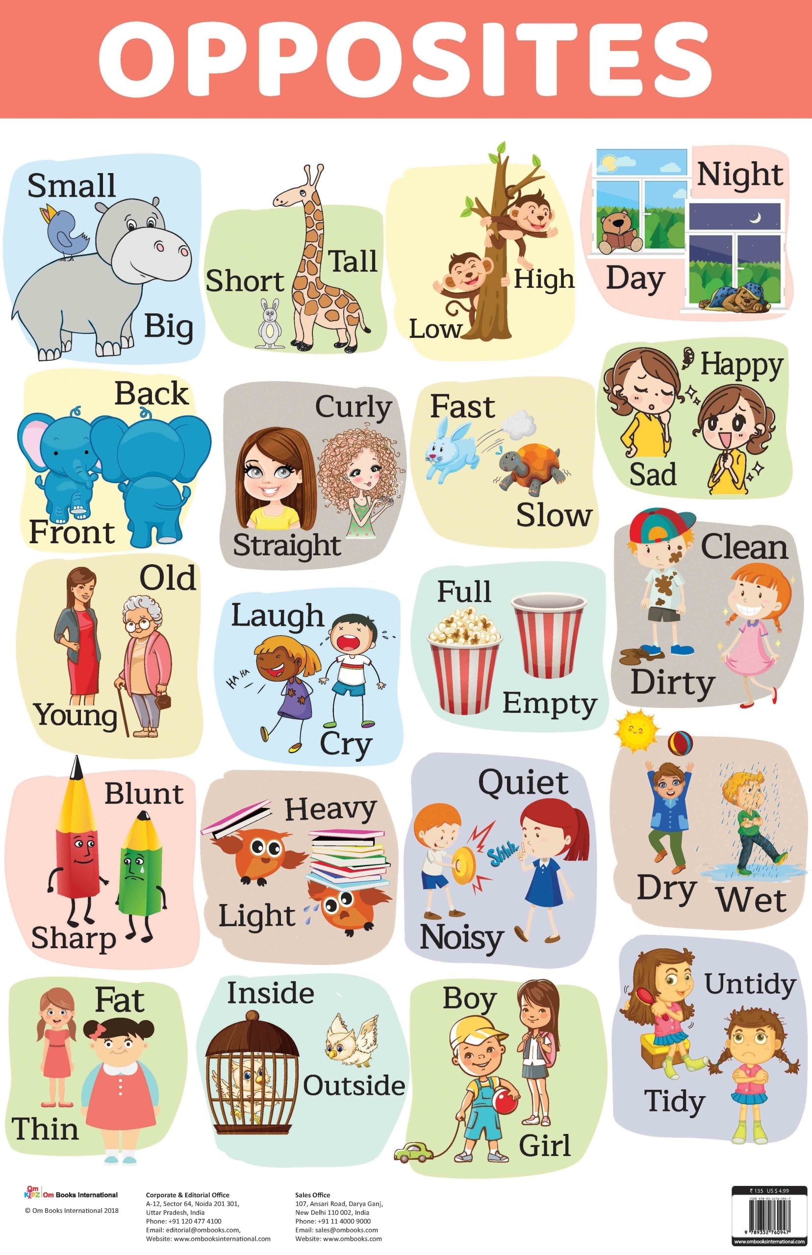 Opposites : Charts - Om Books | Grocsy