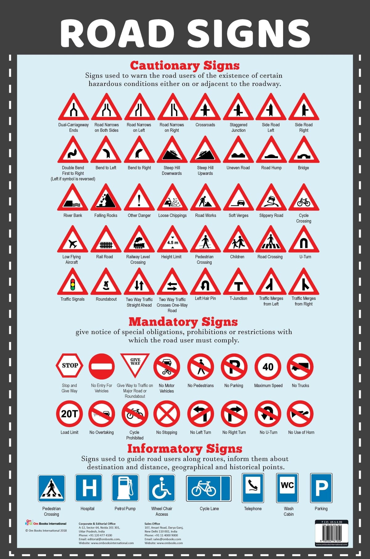 Road Signs : Charts - Om Books | Grocsy