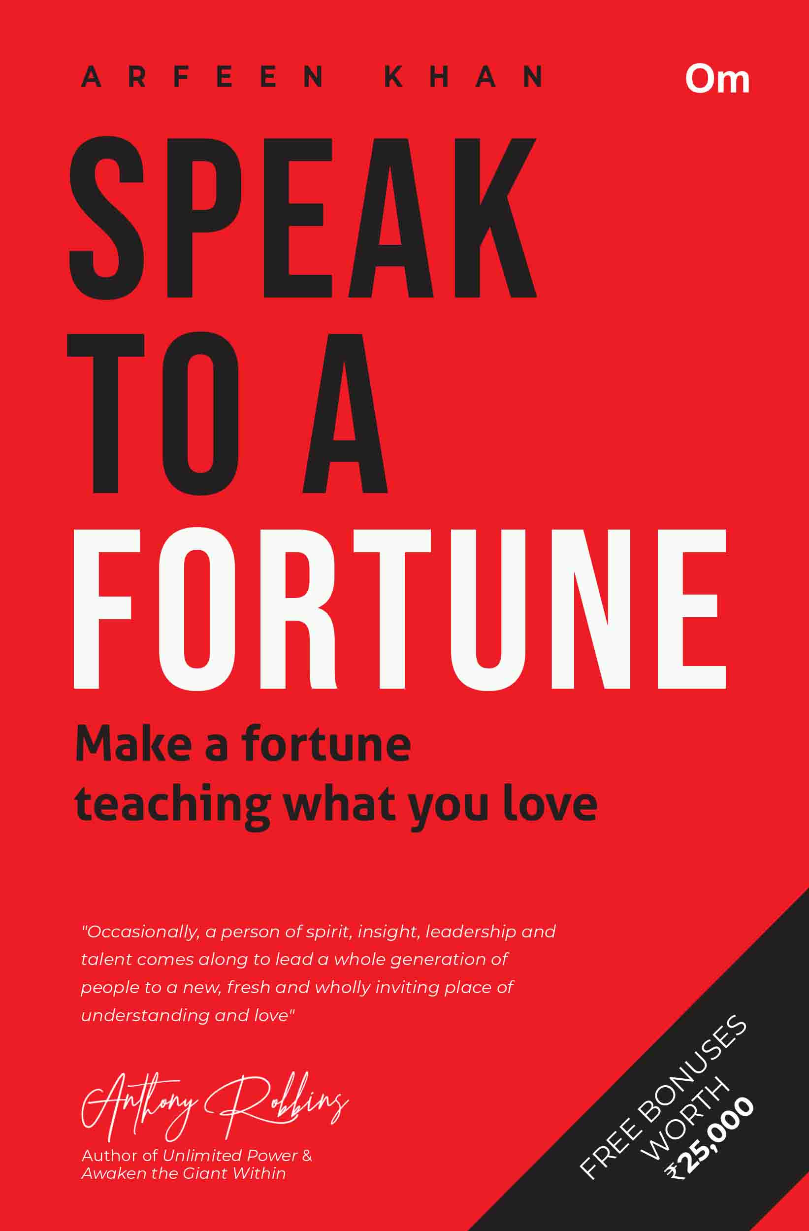 Speak to a Fortune by Arfeen Khan - Om Books | Grocsy