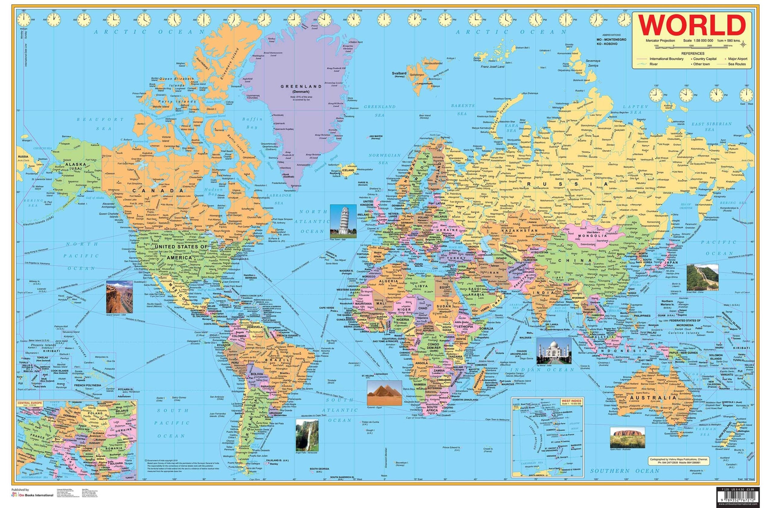 World Map : Charts - Om Books | Grocsy