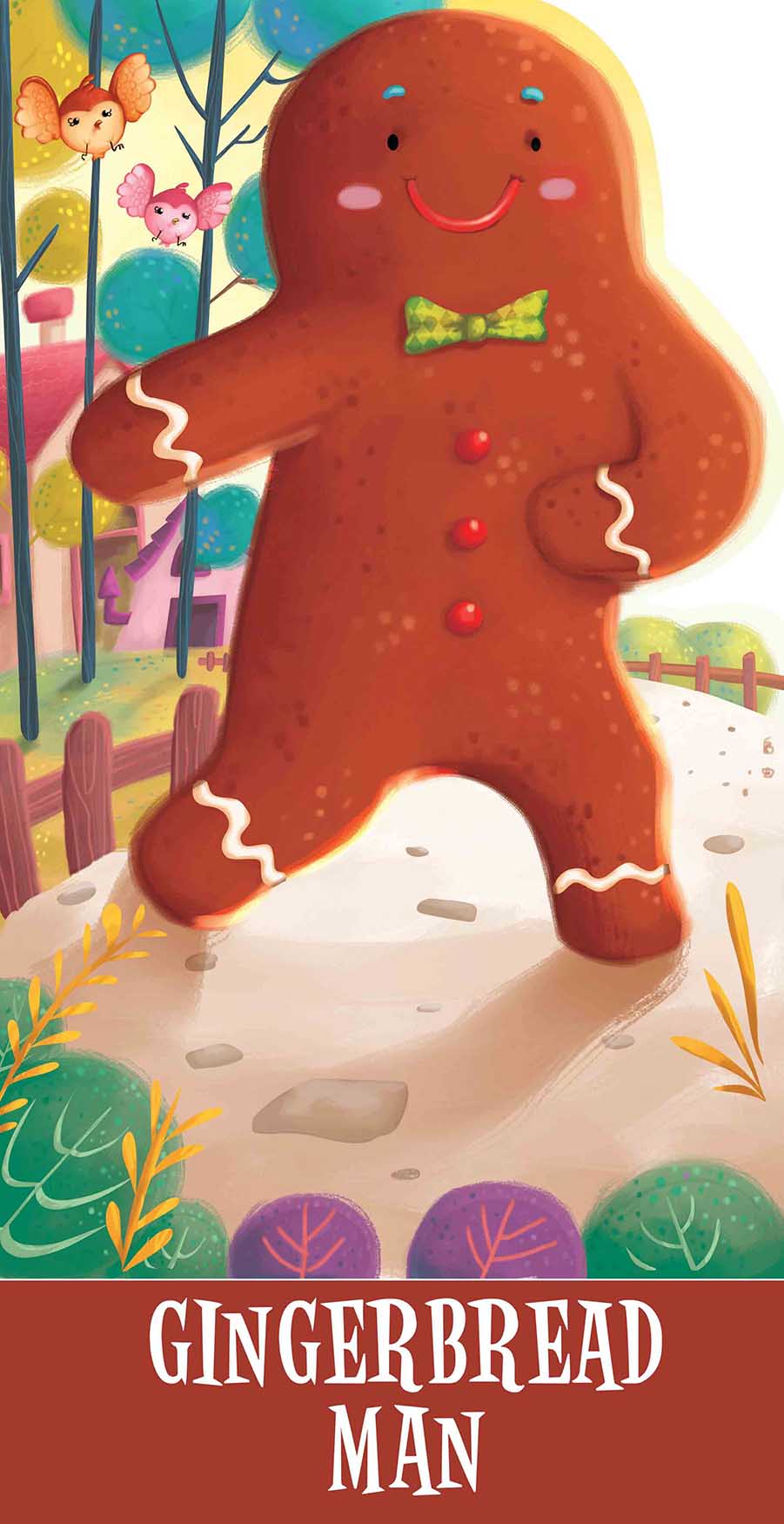 Gingerbread Man : Cutout Story Book - Om Books | Grocsy