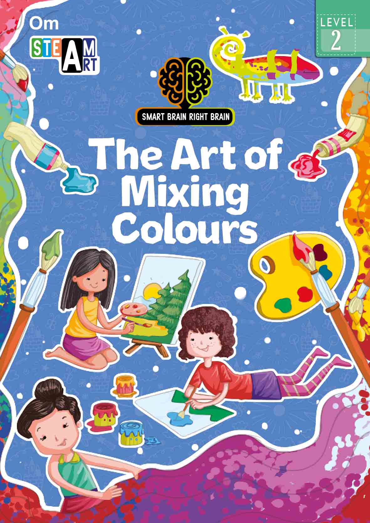 Smart Brain Right Brain Art Level 2 : The Art of Mixing Colours - Om Books | Grocsy