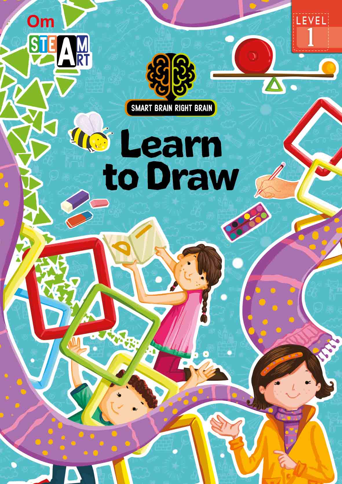 Smart Brain Right Brain Art Level 1 : Learn to Draw - Om Books | Grocsy