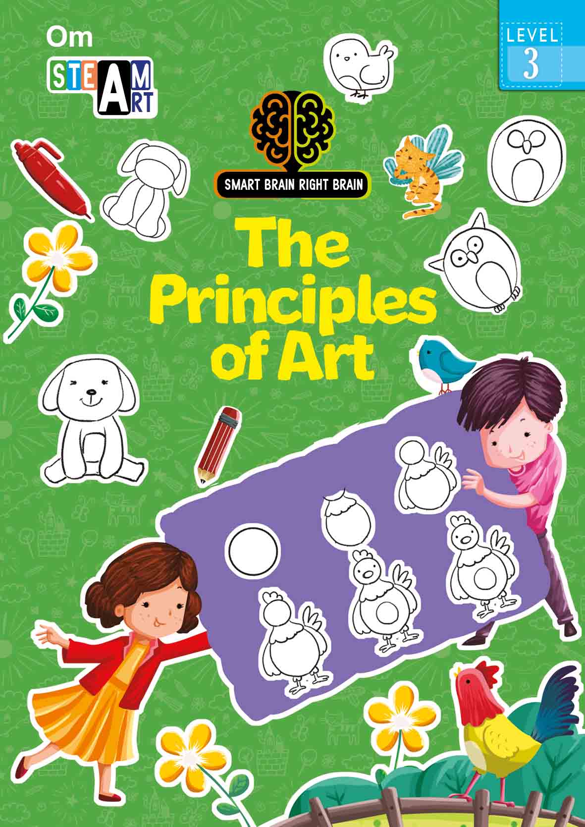 Smart Brain Right Brain Art Level 3 : The Principles of Art - Om Books | Grocsy