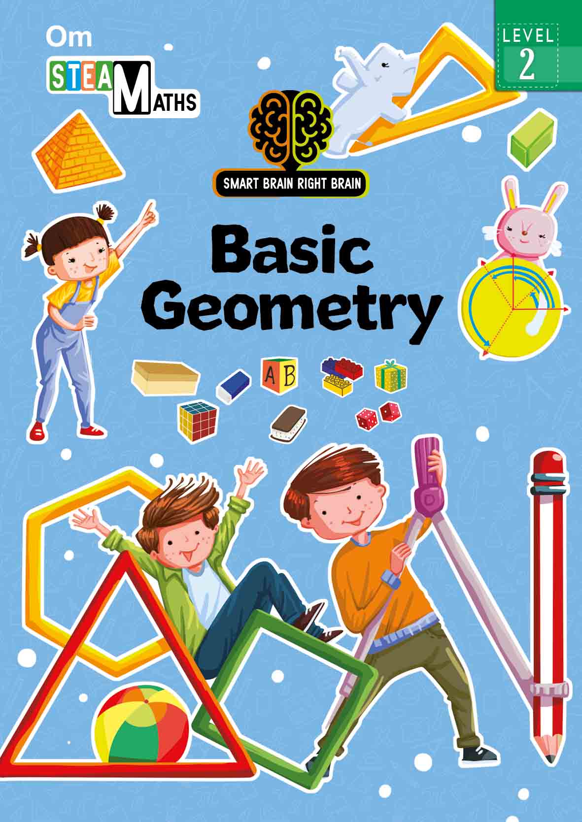 Smart Brain Right Brain Maths Level 2 : Basic Geometry - Om Books | Grocsy