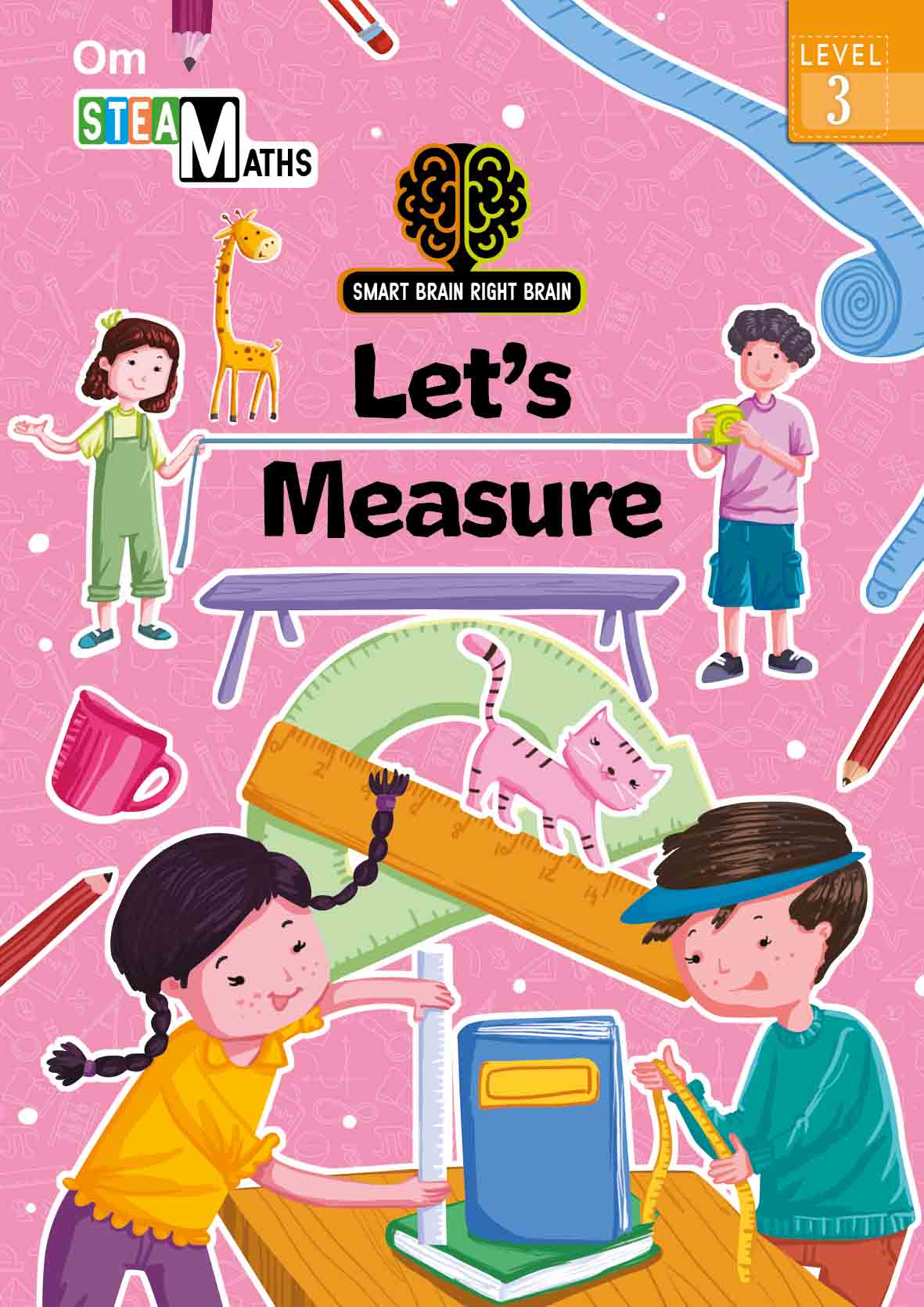 Smart Brain Right Brain Maths Level 3 : Let's Measure - Om Books | Grocsy