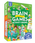 Activity Book : Brain Games Activity Book Level 1 (Set of 7 Books) - Om Books | Grocsy