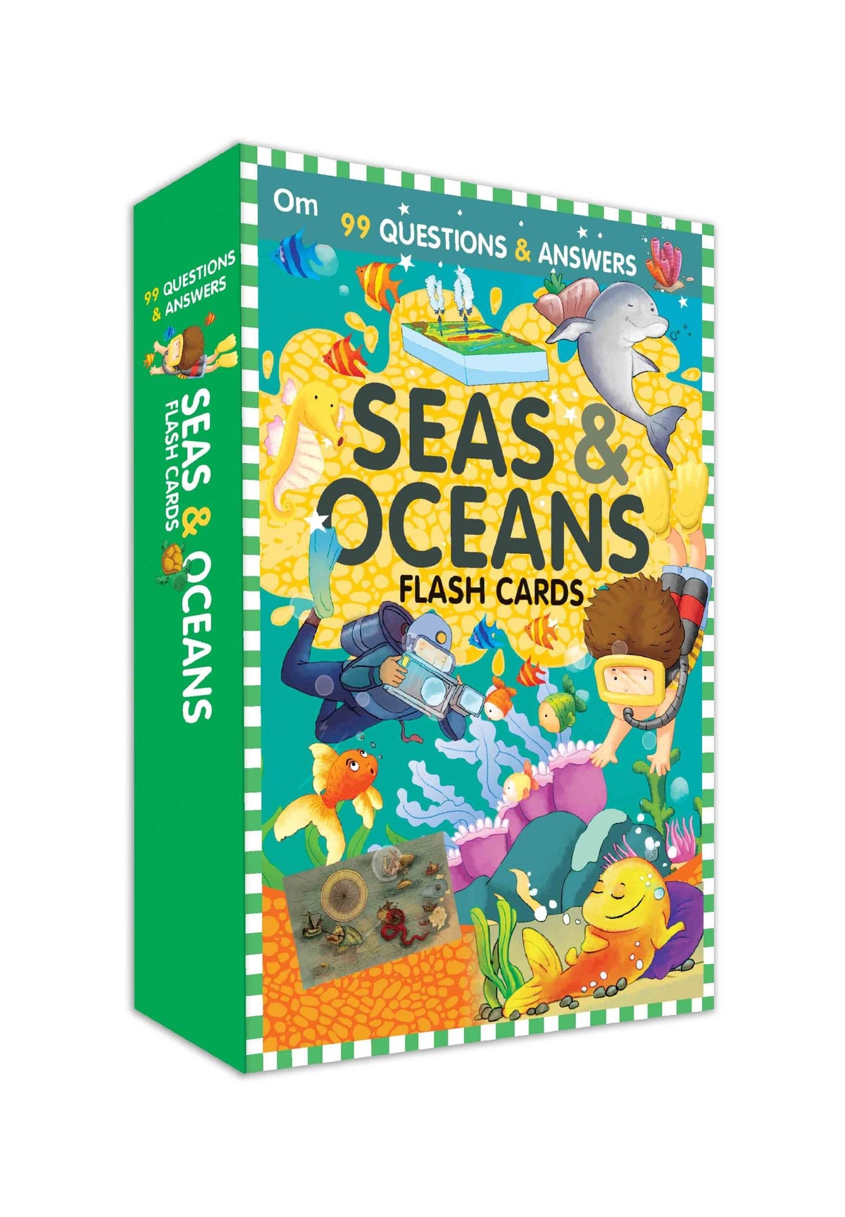 99 Question & Answers Seas and Ocean Flash Cards - Om Books | Grocsy