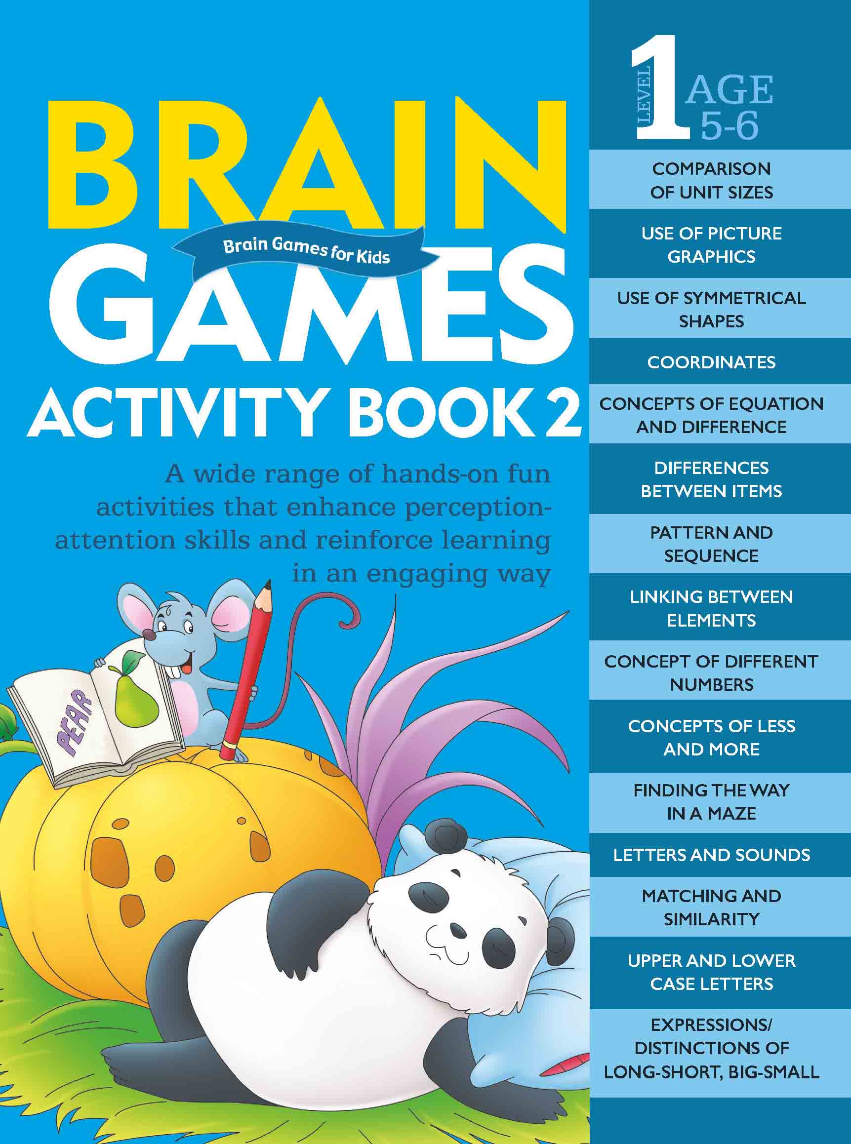Brain Games for Kids : Brain Games Activity Book Level 1 : Book-2 - Om Books | Grocsy