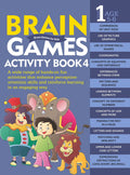 Brain Games for Kids : Brain Games Activity Book Level 1 : Book-4 - Om Books | Grocsy