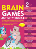 Brain Games for Kids : Brain Games Activity Book Level 2 : Book-4 - Om Books | Grocsy