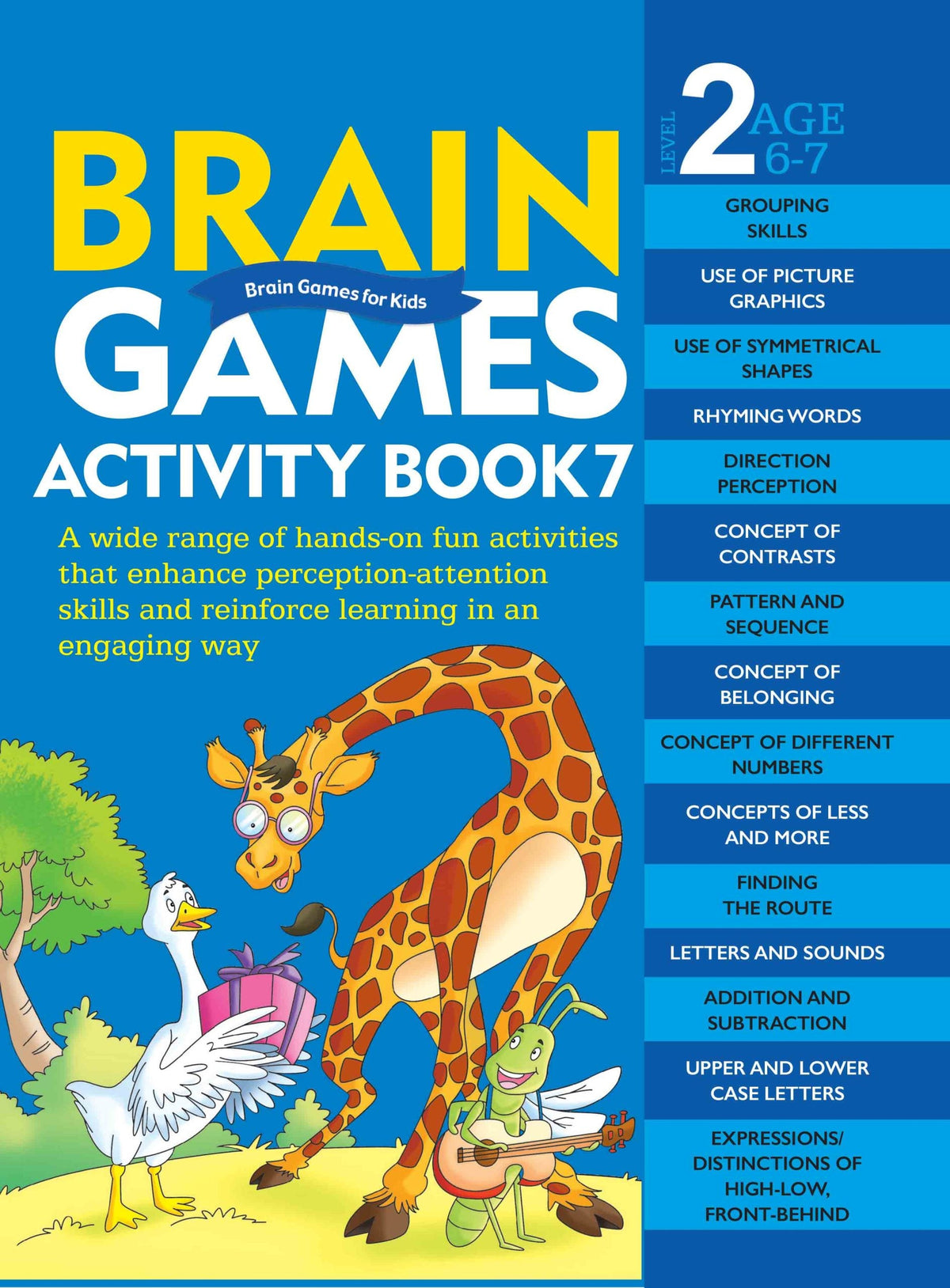 Brain Games for Kids : Brain Games Activity Book Level 2 : Book-7 - Om Books | Grocsy