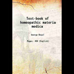 Text-book of homeopathic materia medica - Gyan Books | Grocsy