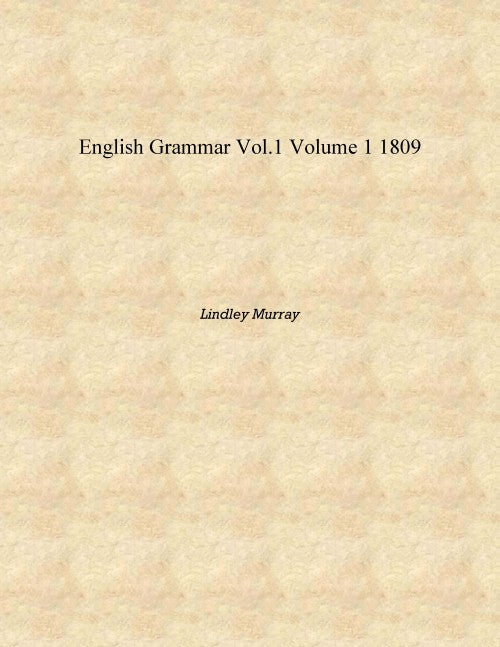 English Grammar vol.1 1 - Gyan Books | Grocsy
