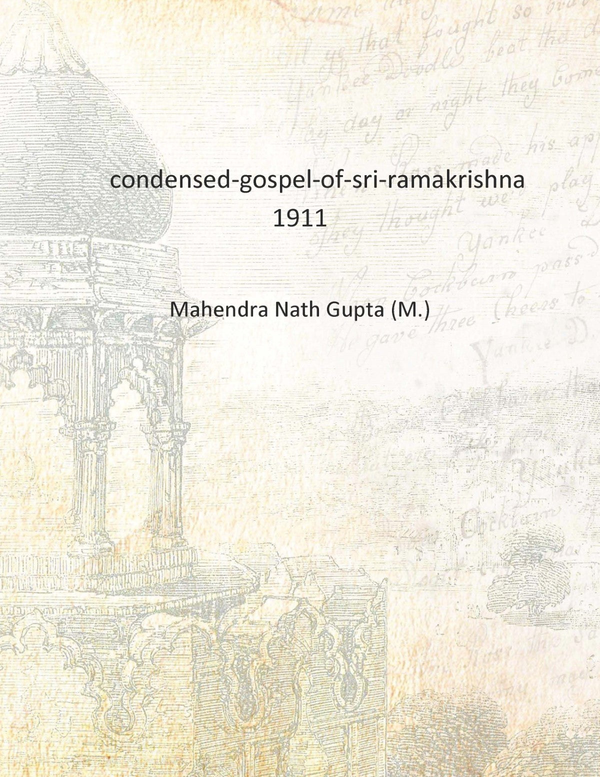 condensed gospel of sri ramakrishna - Gyan Books | Grocsy