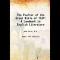 The Psalter Of The Great Bible Of 1539 - Gyan Books | Grocsy