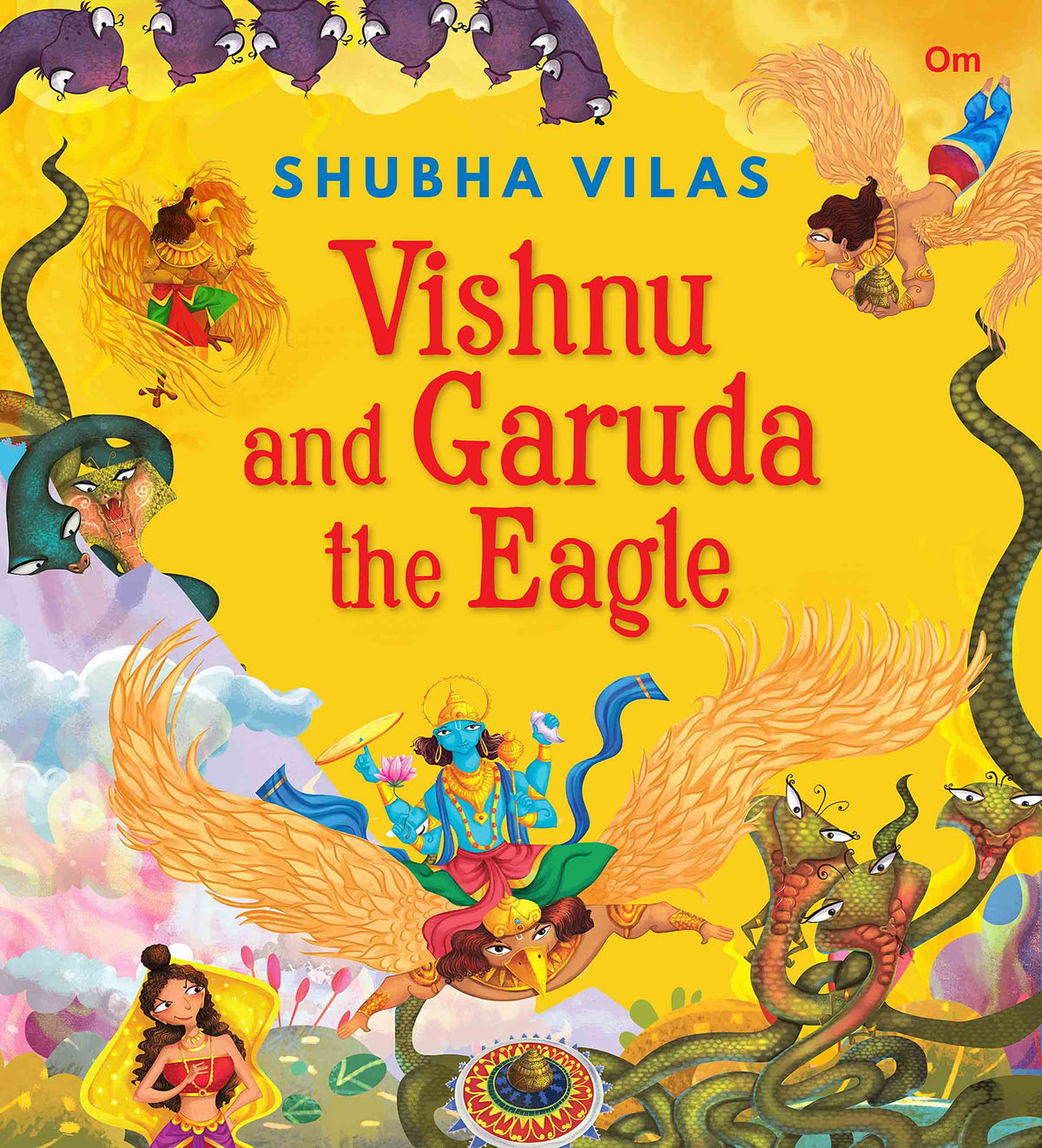 Vehicles of Gods : Vishnu and Garuda the Eagle - Om Books | Grocsy