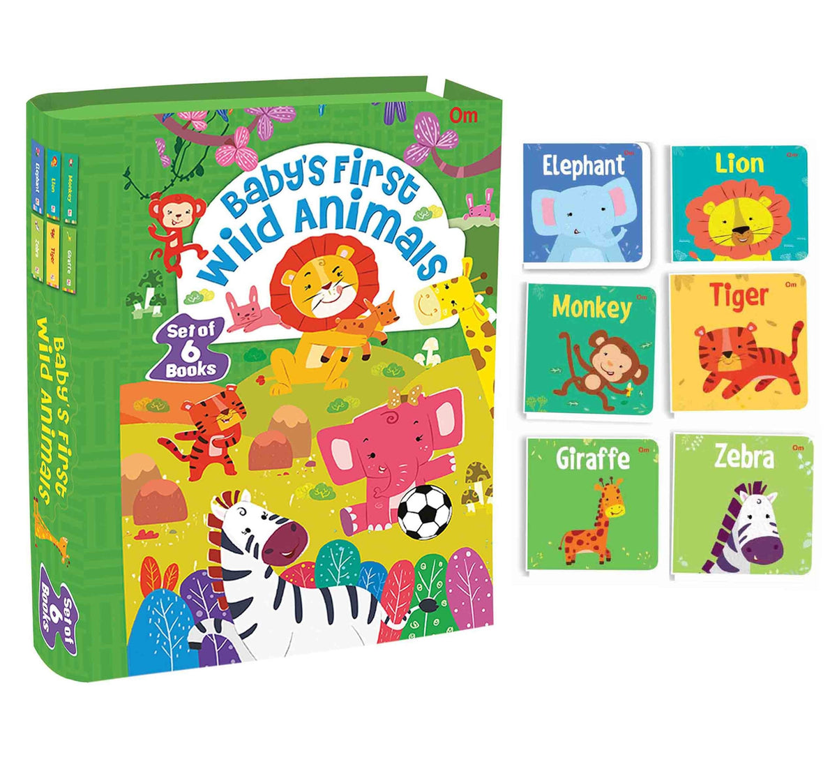 Baby's First Wild Animals (Box) - Om Books | Grocsy